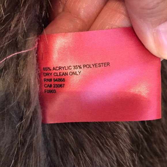 COLLECTIONS faux fur and faux suede vest size XS - Picture 8 of 13